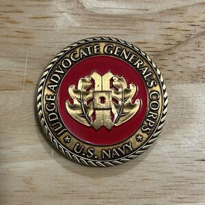 Challenge Coin USN US Navy Judge Advocate General’s Corps